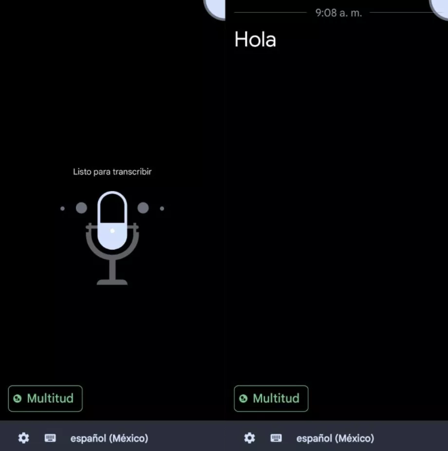Fonction de transcription automatique pour les téléphones portables Android. (Infoba)