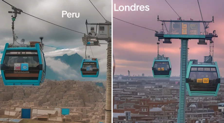 Le Cablebús de Mexico est affiché à l'échelle internationale grâce à l'IA sur TikTok (Capture d'écran)