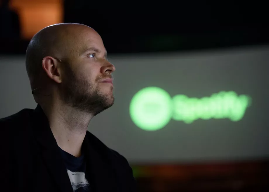Daniel Ek, PDG de Spotify, a parlé ouvertement de l'utilisation de l'IA dans l'industrie musicale. Akio Kon/Bloomberg