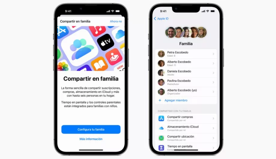Les personnes concernées par les pratiques d'Apple en matière de partage familial ont jusqu'en mars 2024 pour déposer leur réclamation. (Manzana)
