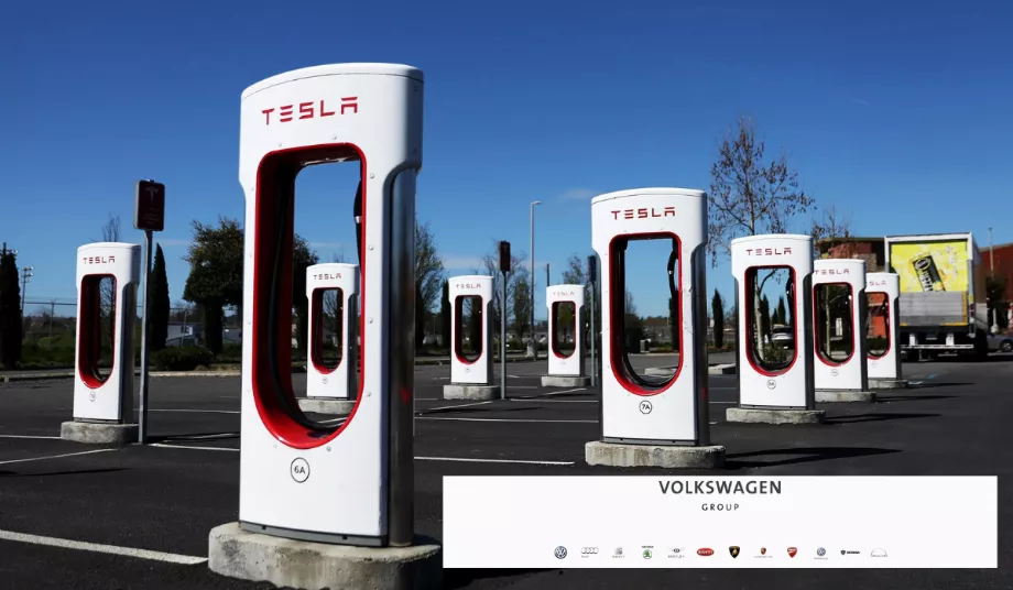 Volkswagen, Porsche et Audi adopteront la norme de recharge NACS de Tesla.
