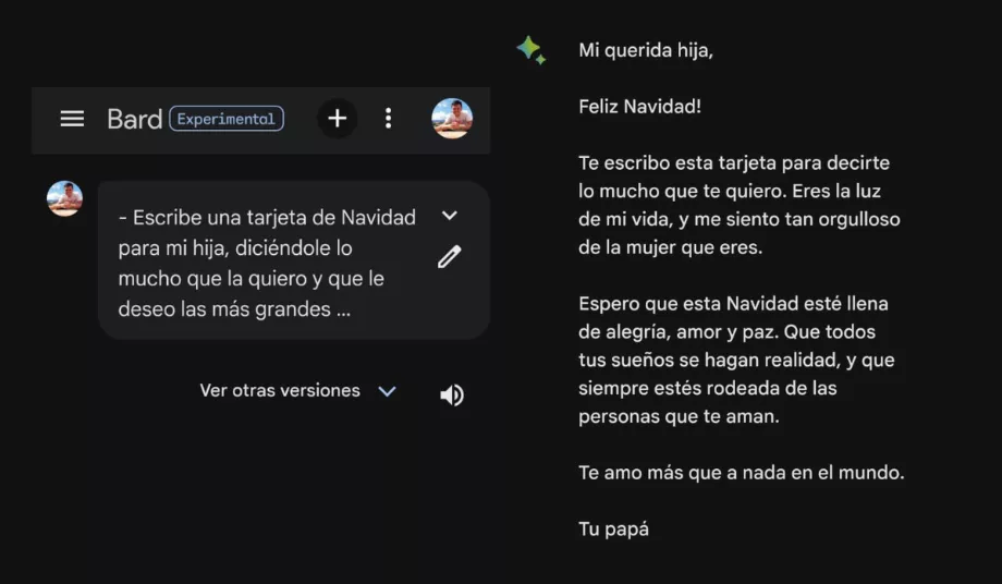Les chatbots sont capables de créer du contenu à envoyer à nos familles et amis. (Infoba)