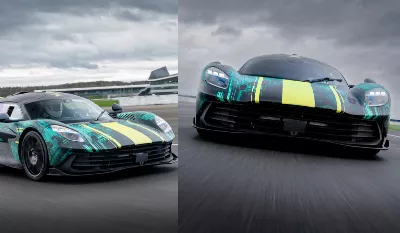 Des images de Vahalla, la première voiture rechargeable d'Aston Martin, dévoilées