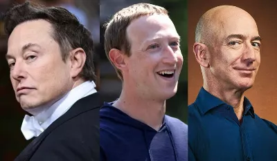 Elon Musk, Mark Zuckerberg et Jeff Bezos, ceux qui ont généré le plus de richesses en 2023