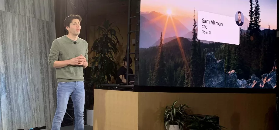 L'organisation fondée par Sam Altman cherche à élargir les horizons de l'IA. EFE/Sarah Yánez