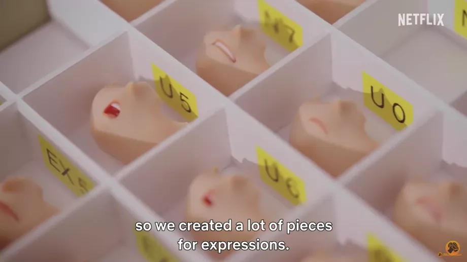 Haru avait 30 expressions faciales. (Netflix)