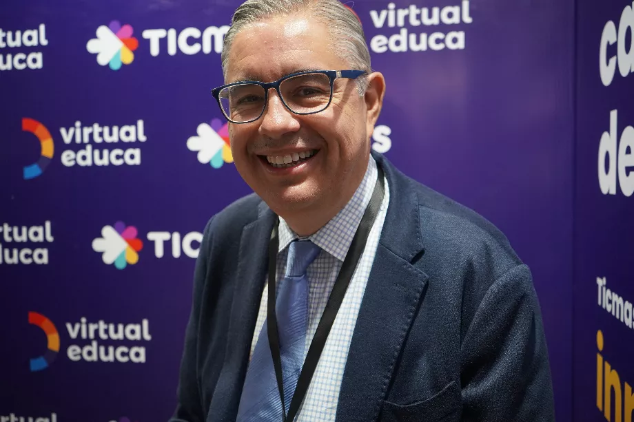 Jorge Blando, vice-recteur de la formation continue du Tec de Monterrey et président du RECLA (Réseau de formation continue d'Amérique latine et d'Europe)