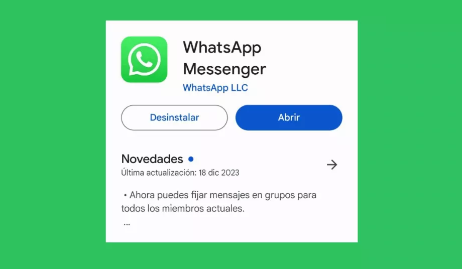 La mise à jour ne serait pas disponible pour Android. (Jeu de Google)