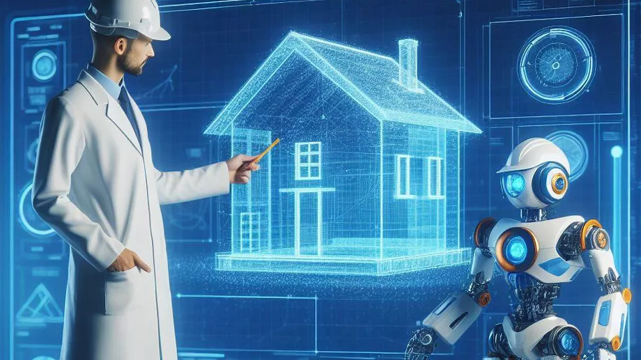 Les entreprises de robotique Rugged et Dusty optimisent la phase initiale de construction avec des robots de dessin. (Informations sur l'image illustrative)
