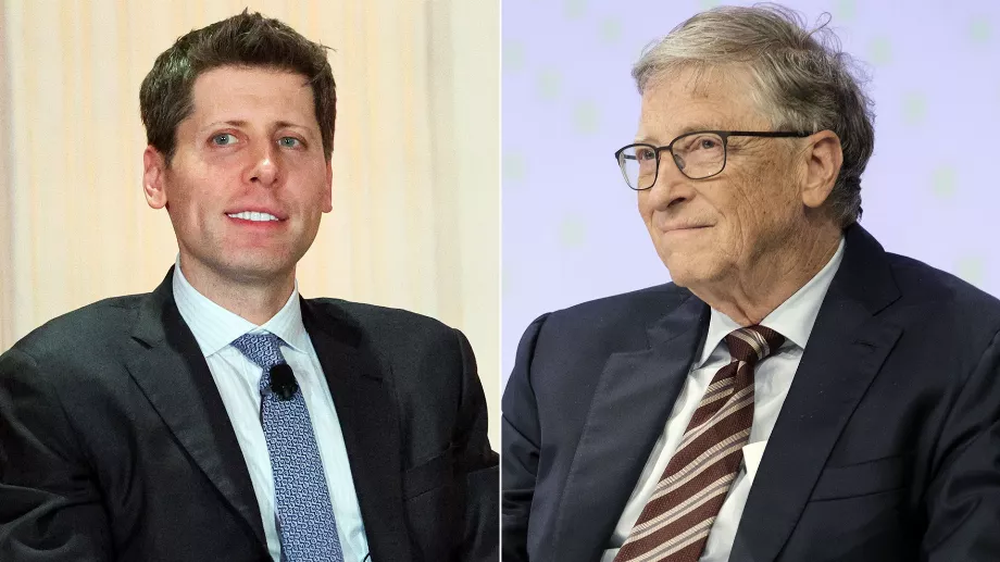 Dans environ cinq ans, la portée de l’intelligence artificielle sera mieux comprise, partagent Gates et Altman. (Gettyimages/Photocomposition : Infobae)