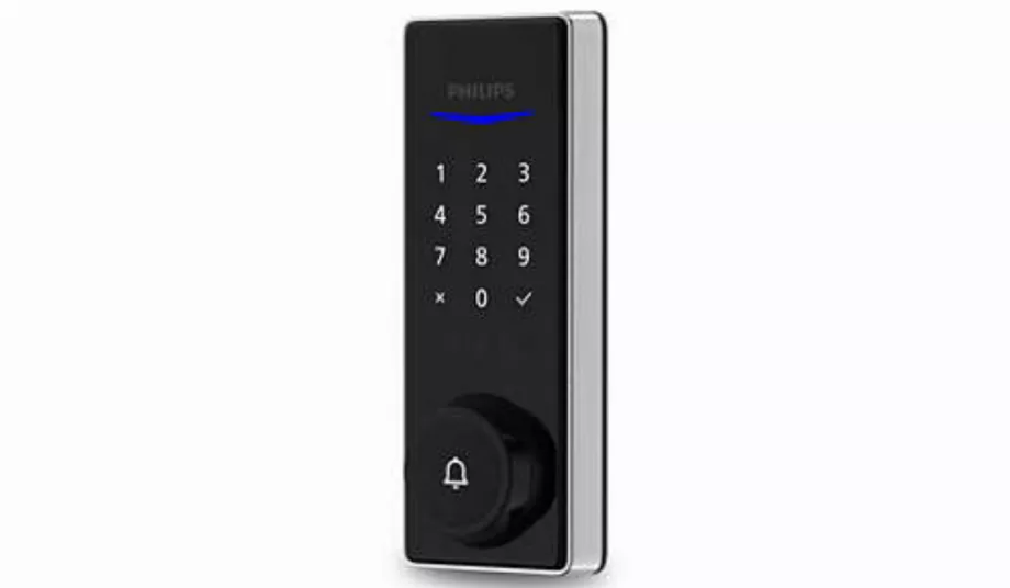 Il est possible de contrôler et de vérifier l'état de verrouillage de la serrure avec une commande vocale via Amazon Alexa ou Google Assistant. (Philips)