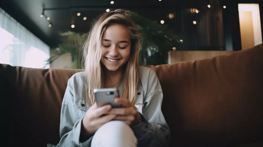 Les parents doivent indiquer à leurs enfants dans quels espaces ils doivent utiliser leur téléphone portable. (Informations sur l'image illustrative)