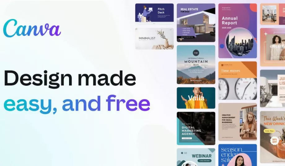Canva a permis aux utilisateurs sans formation spécialisée en conception de créer du contenu visuel professionnel pour divers besoins. (Toile)