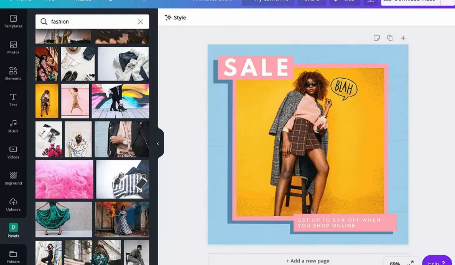 Canva a acquis une popularité rapide grâce à son interface intuitive et son modèle freemium. (Toile)