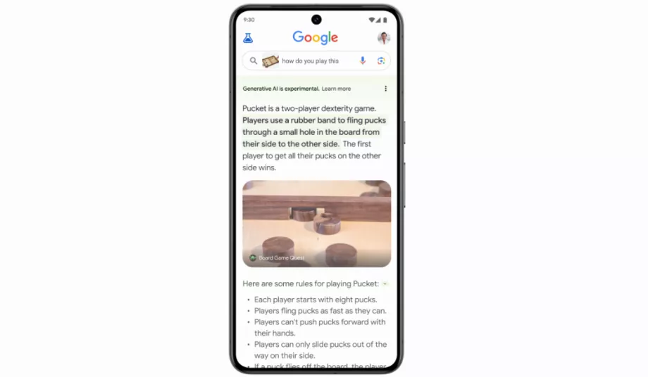 Google travaille à l'optimisation de ses recherches avec l'IA. (Google)