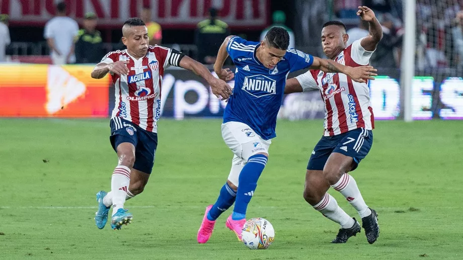 Junior reçoit les Millonarios à domicile pour le match aller de Super League - crédit @MillosFCoficial - Twitter