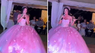 Quinceañera dénonce son père pour l'avoir abandonnée mais remercie sa mère et son beau-père d'avoir organisé sa fête