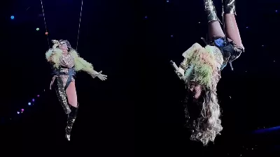 Gloria Trevi « vole » et se tient sur la tête lors de son concert à l'Auditoria Nacional ; C'était le moment viral |VIDÉO