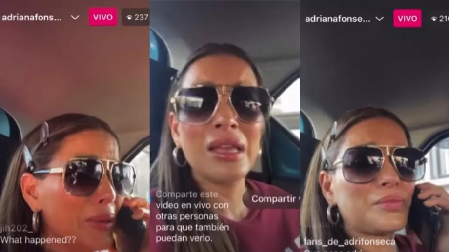 Fonseca a fait une transmission alors qu'elle aurait été attaquée par un chauffeur Uber (Photo : Clipping)