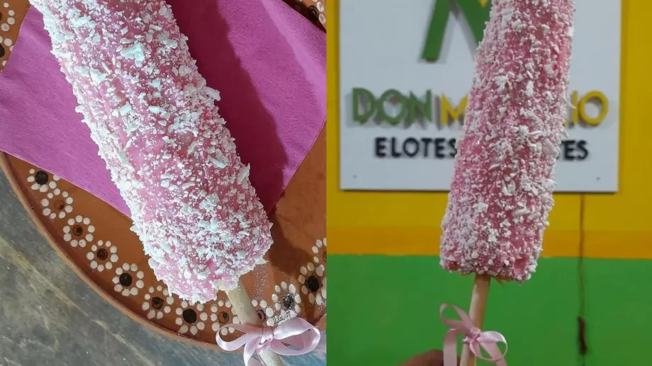 Le propriétaire a présenté l'elote selon la nouvelle tendance sur les réseaux sociaux. (Facebook)