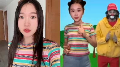 Une Chinoise a dansé et chanté « La chinita » de Cepillín : « Ils pensent que je suis leur clown »