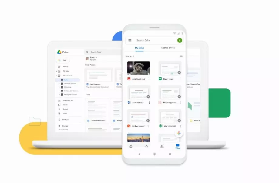 Les fichiers publics hébergés sur la plateforme peuvent apparaître dans les résultats de recherche Google. (Google)