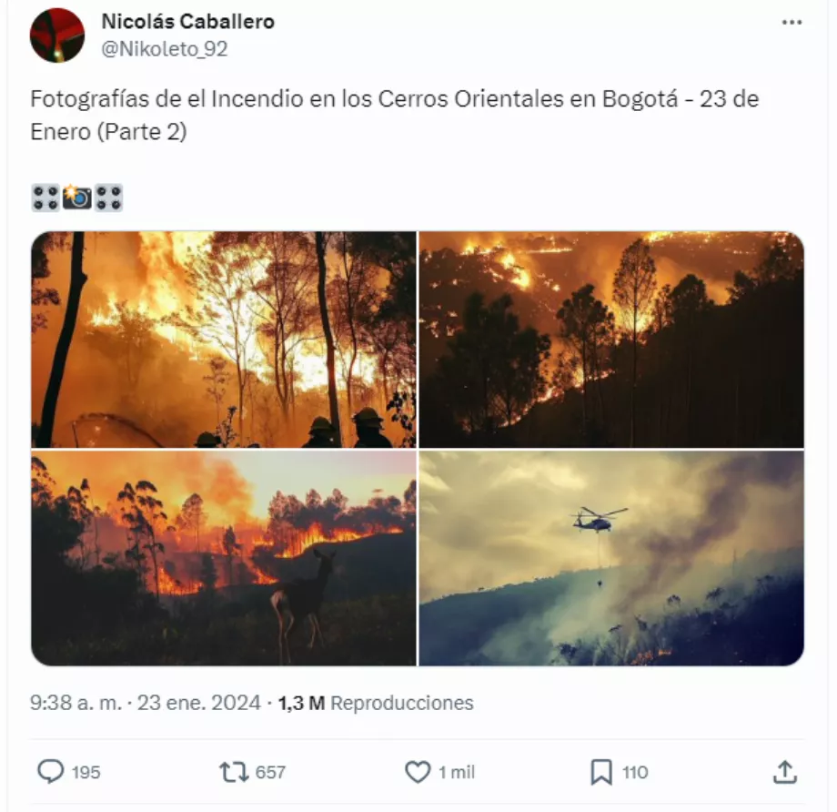 Ce sont les images créées avec l'IA que l'illustrateur Nicolás Caballero a partagées sur les réseaux sociaux - crédit @Nikoleto_92/X