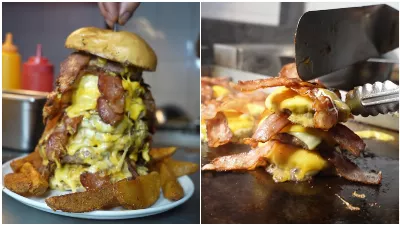 Où acheter le burger de 10 000 calories qu'un YouTuber mexicain a fini en moins de 5 minutes
