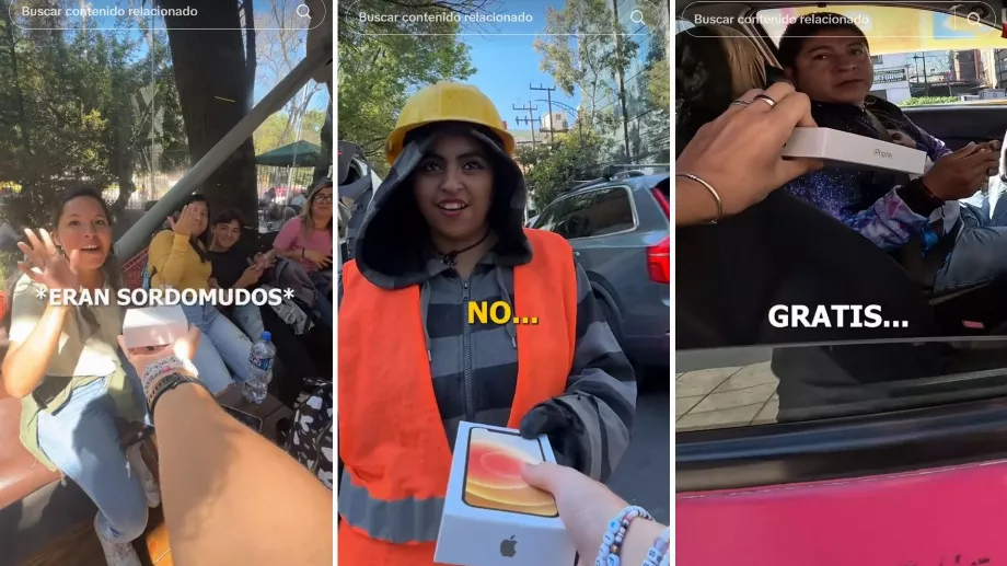 Les passants ne pouvaient pas croire ce qui se passait. (Tiktok @alexisomman)