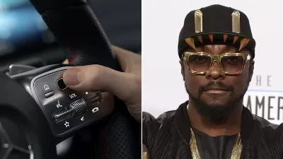 Will.i.am des Black Eyed Peas compose de la musique en temps réel dans des véhicules électriques Mercedes Benz