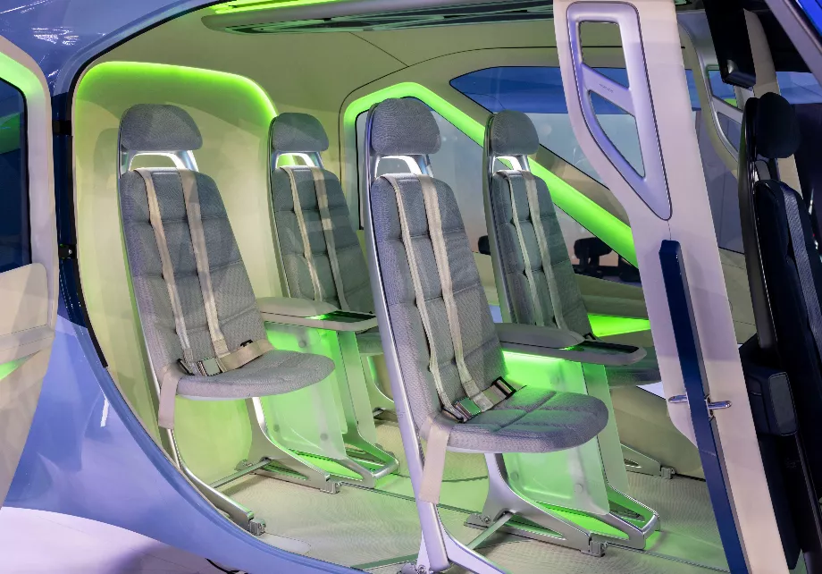 En mettant l'accent sur l'expérience utilisateur, la conception de l'avion comprend des systèmes avancés de navigation et de confort des passagers. (X : HMGnewsroom)