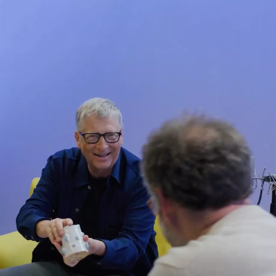 Gates a son propre podcast dans lequel il a invité des écologistes. (Instagram : ceci est Billgates)