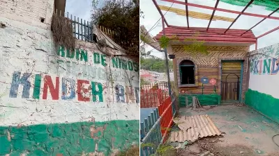 L'aspect inquiétant d'une école abandonnée depuis plus de 10 ans à Culiacán I VIDEO