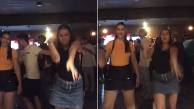 Elle enregistrait une danse pour TikTok, un garçon voulait lui parler et la vidéo est parvenue à Emilia Mernes