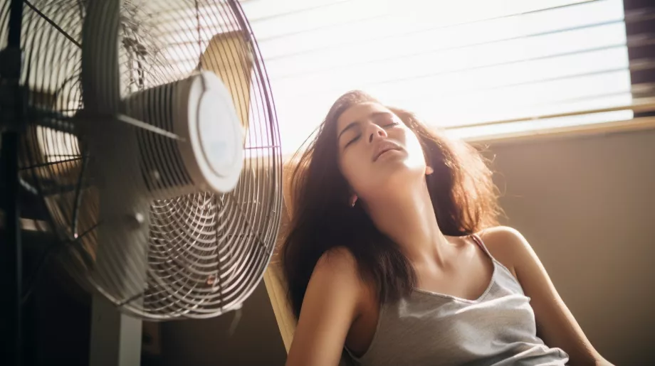 Les ventilateurs de ce type constituent souvent une alternative moins coûteuse aux climatiseurs. (Informations sur l'image illustrative)