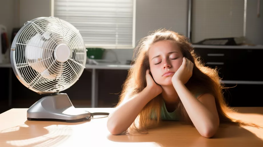 Les ventilateurs traditionnels consomment entre 15 et 100 watts par heure de consommation. (Informations sur l'image illustrative)
