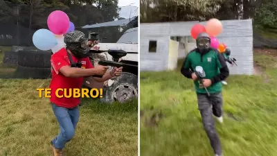 Les jeux de la faim? Les employés d'Oxxo et de Seven-Eleven se battent pour de l'argent dans un duel piège | VIDÉO