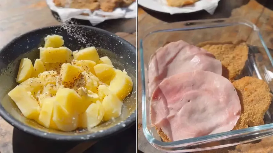 La fusion du gâteau aux pommes de terre et du milanais napolitain conquiert les réseaux sociaux. (TIC Tac)