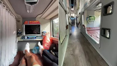 Il a montré à quoi ressemble un bus avec un lit au Vietnam et la vidéo est devenue virale sur les réseaux