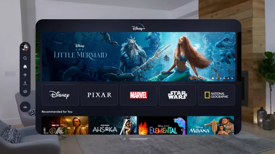 Vision Pro compatible avec une grande variété de services de streaming, notamment ESPN et Amazon Prime Video. (Manzana)