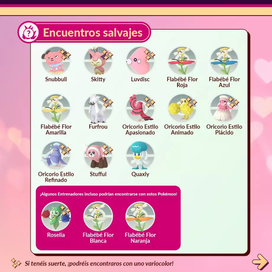 L'événement débutera le 13 février. (X : Pokémon GO Espagne)