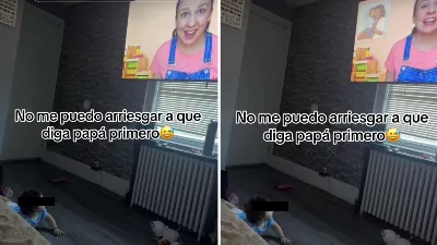 L'utilisateur de TikTok a collé des photos, des vidéos et a tout fait pour que le premier mot de sa fille soit « maman » ; échec
