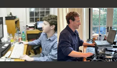 L'avant et l'après de Mark Zuckerberg après 20 ans d'émergence de Facebook