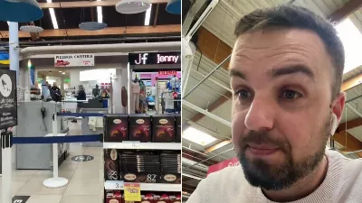 La réflexion d'un homme sur les caisses libre-service dans les supermarchés qui l'a surpris sur TikTok