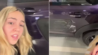 Il a gratté la voiture de sa mère, a cherché tout pour la cacher et a fini par pleurer