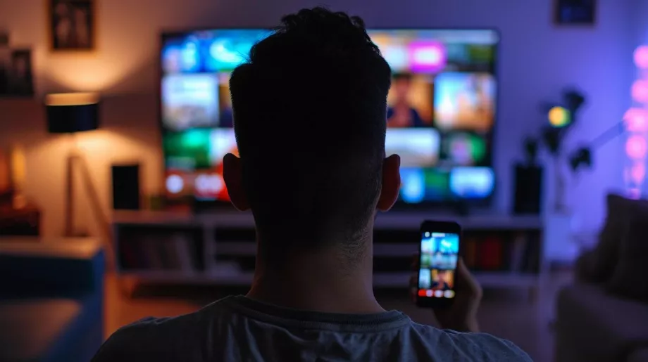 Contrairement aux décennies précédentes, il est désormais plus pratique de regarder des films et des séries depuis son téléphone portable sans risquer de télécharger des fichiers malveillants. (Image d’illustration Infobae)