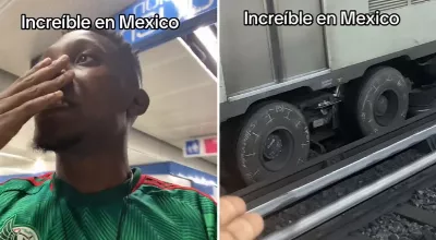 Un étranger est surpris de voir que le métro CDMX a des pneus : « Quelque chose de jamais vu auparavant » | VIDÉO VIRALE