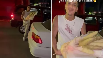 Un jeune homme surprend son amie en lui offrant un bouquet de maïs pour la Saint-Valentin | VIDÉO