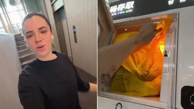 Il vit en Chine et a montré tout ce qu'il pouvait faire dans son immeuble sans avoir à sortir