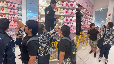 Une femme âgée devient virale après avoir arraché un animal en peluche à une jeune femme à Miniso : « C'était le dernier » | VIDÉO